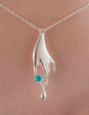 Chakras Reiki - Silver Waist Chain and Gracious Pendant