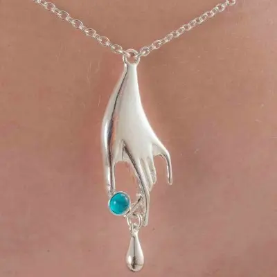 Chakras Reiki - Silver Waist Chain and Gracious Pendant
