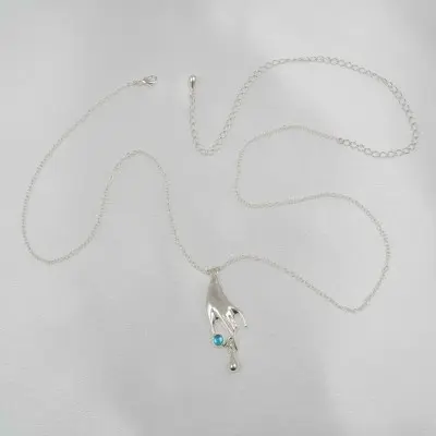 Chakras Reiki - Silver Waist Chain and Gracious Pendant