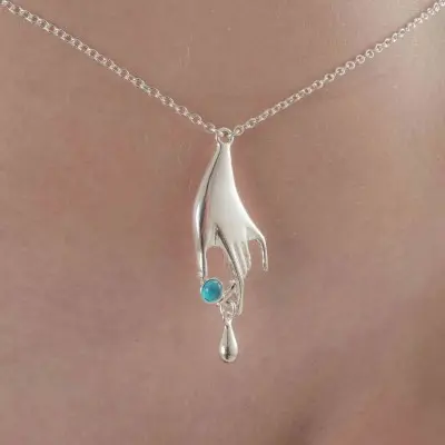 Chakras Reiki - Silver Waist Chain and Gracious Pendant