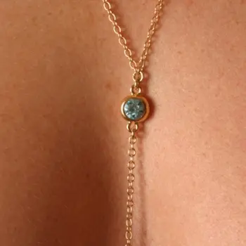 Chimalmat - Neck/Waist Chain Dragonfly With Gems