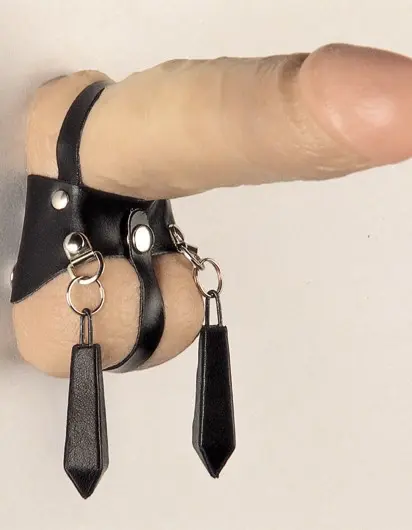 Cock and Ball Separator With Straps