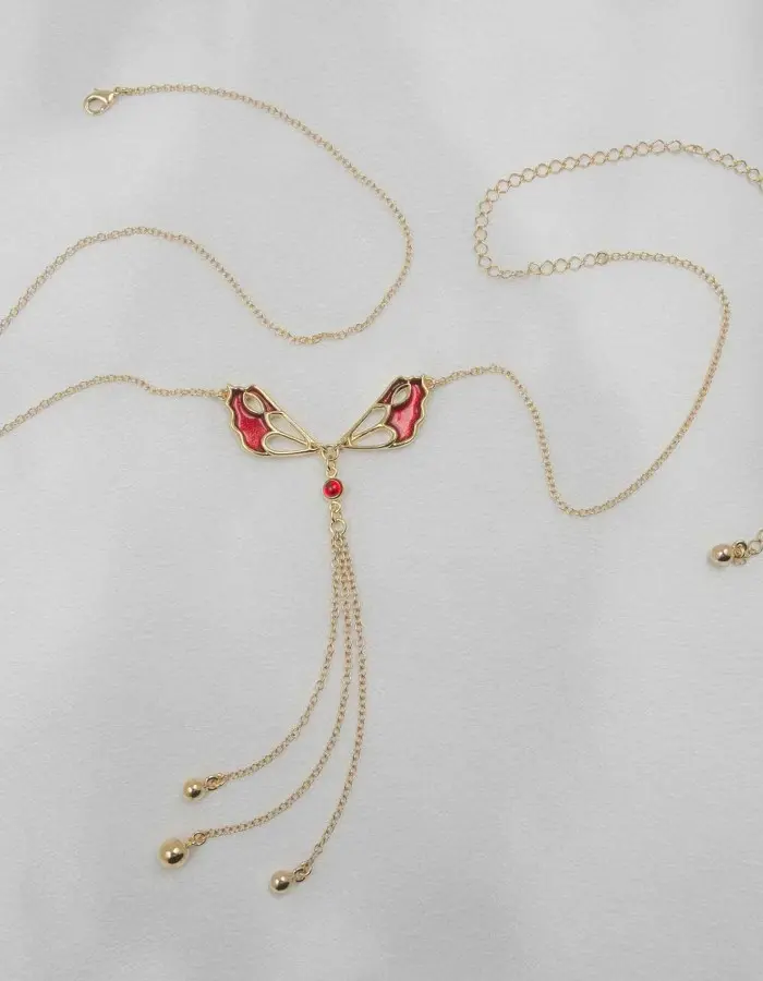 Consequences -  Gold Butterfly Pendant Waist Chain