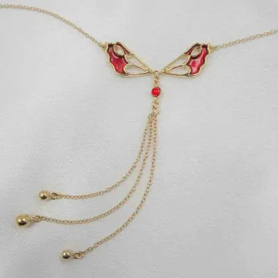Consequences -  Gold Butterfly Pendant Waist Chain