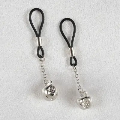 Cosmic Crisp - Silver Nipple Jewelry with Juicy Apple