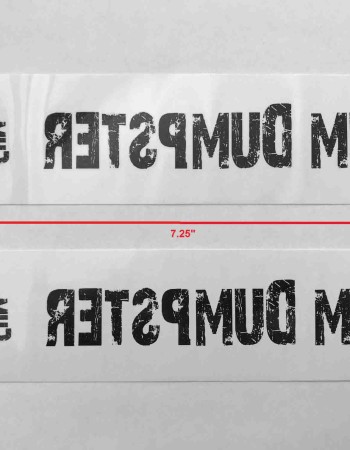 Cum Dumpster Temporary Tattoo