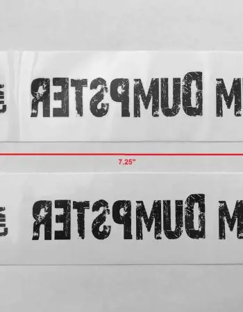 Cum Dumpster Temporary Tattoo