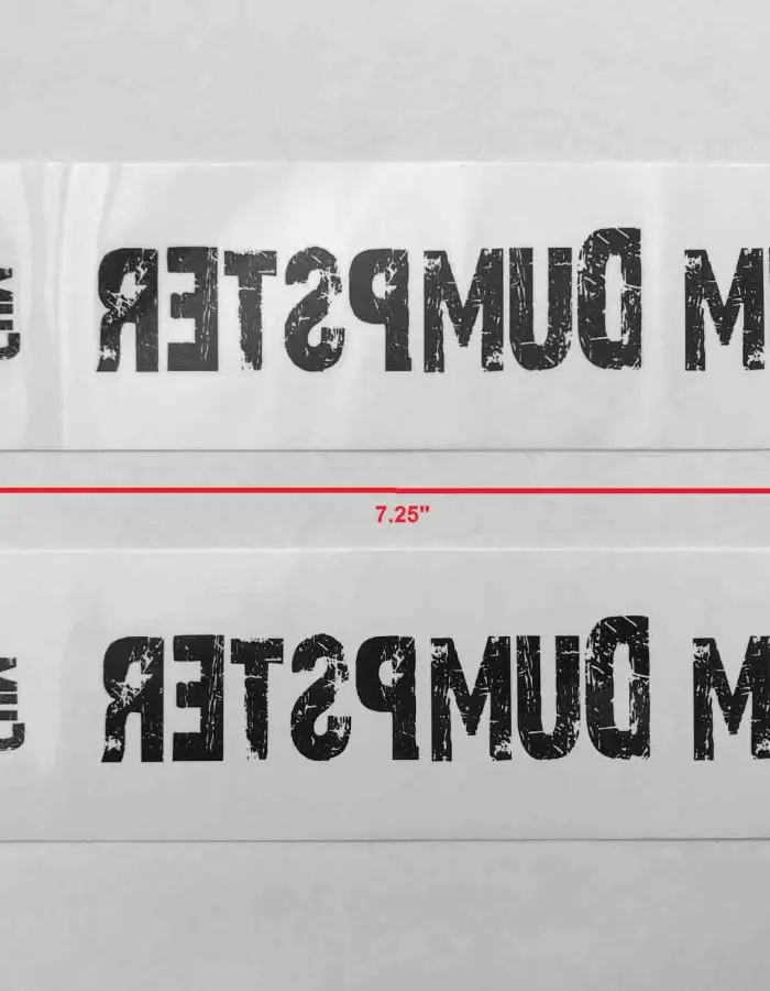 Cum Dumpster Temporary Tattoo