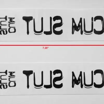 Cum Slut Temporary Tattoo Pack of Four