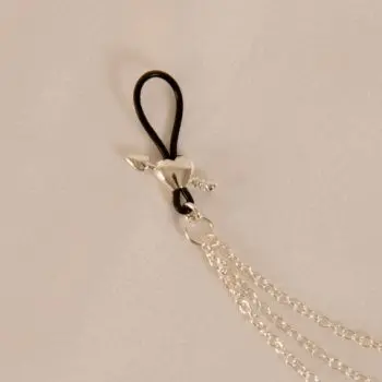 Cupid's Arrow - Silver Nipple Chain