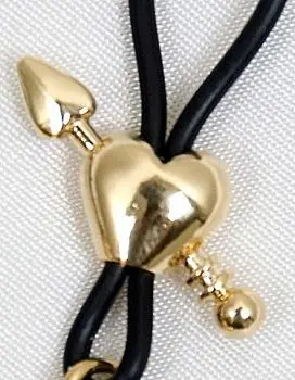 Cupid's Arrow - Gold Nipple Rings