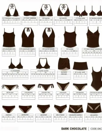 Dark Chocolate - Swimsuit Bottom by Sunsets Separates