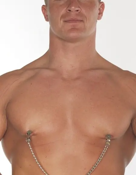 Deluxe Innovative Nipple Clamps With Chain