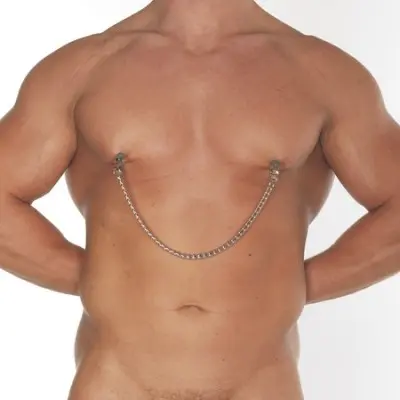 Deluxe Innovative Nipple Clamps With Chain