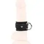 Deluxe Leather Cock Cuff with Ring