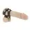 Deluxe Penis and Ball Strap-Divider with Stud Decor