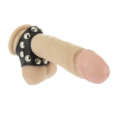 Deluxe Penis and Ball Stretcher With Studs