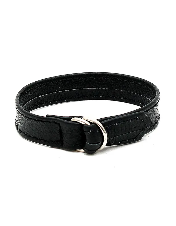 Deluxe Plain Leather Cock Strap