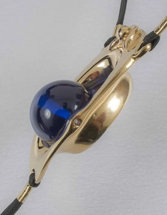 Desdemona - Gold Clitoral Exciter Blue Orb