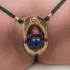 Desdemona - Gold Clitoral Exciter Blue Orb