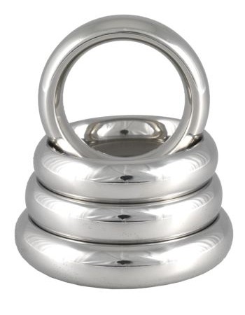 Donut Shape Stainless Steel Cock Rings