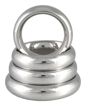 Donut Shape Stainless Steel Cock Rings