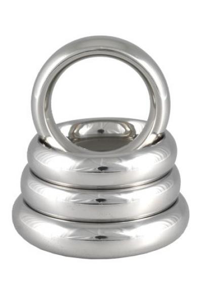 Donut Shape Stainless Steel Cock Rings