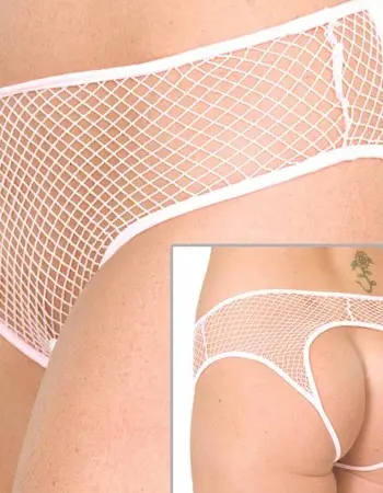 Double Danger - Fishnet Crotchless and Backless Panty