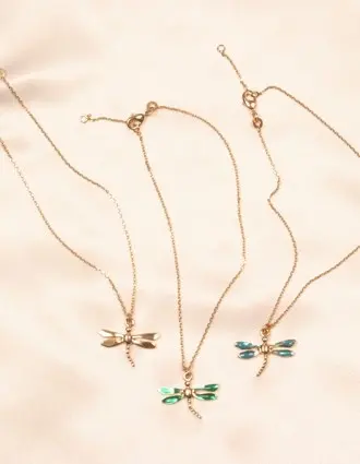 Dragonfly Wrist or Ankle Chain in Gold