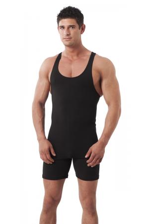 Duke of Earl - Black Tank and Shorts Style Bodysuit