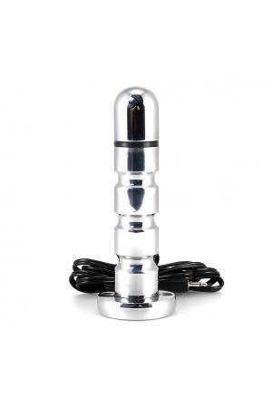 E-Stim Electro Sex Anal Dildo 25 mm With Ridges