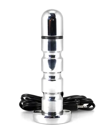 E-Stim Electro Sex Anal Dildo 25 mm With Ridges