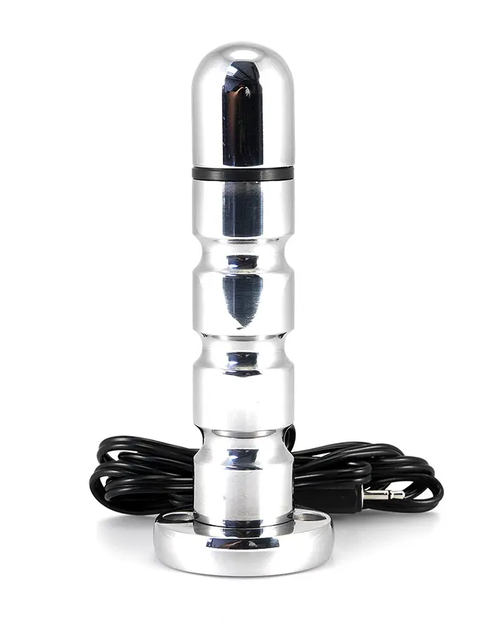 E-Stim Electro Sex Anal Dildo 25 mm With Ridges