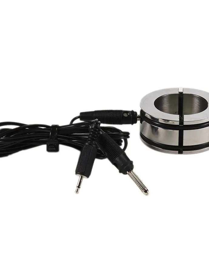 E-Stim Electro Sex Ballstretcher - Solid Cock Ring
