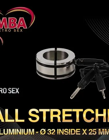 E-Stim Electro Sex Ballstretcher - Solid Cock Ring