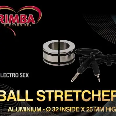 E-Stim Electro Sex Ballstretcher - Solid Cock Ring