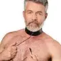 Electro Sex Leather Bipolar Shock Collar