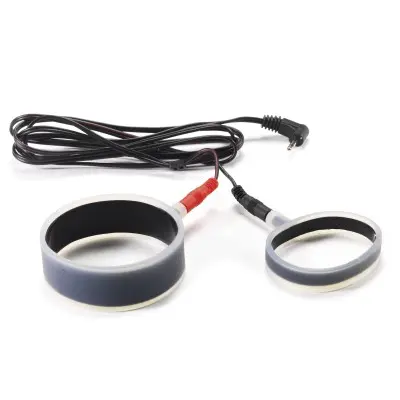 Electro Sex Set of Uni-Polar Silicone Cock Rings With Cable