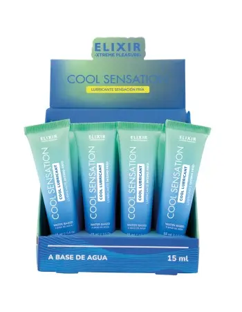 Elixir Cool Sensation Lubricant 15ml 0,5 Fl Oz 12 Pc Display