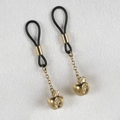 Eve's Apple - Gold Nipple Jewelry with Fatal Apple