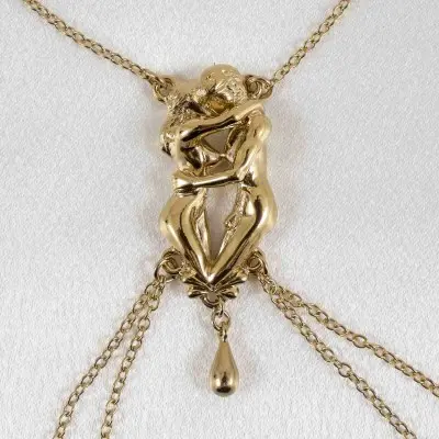 Everything Has Changed - Lovers Necklace with Nipple Rings