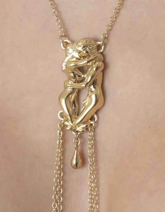 Everything Has Changed - Lovers Necklace with Nipple Rings