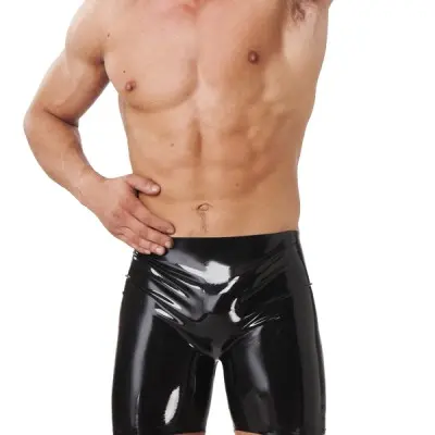Evil Dude - Latex Long Shorts