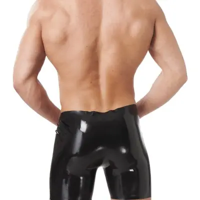 Evil Dude - Latex Long Shorts
