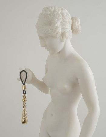 Fairy Milk - Non-Piercing Ornate Teardrop Nipple Rings in Gold