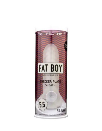 Fat Boy Checker Box Sheath 5.5 in Clear