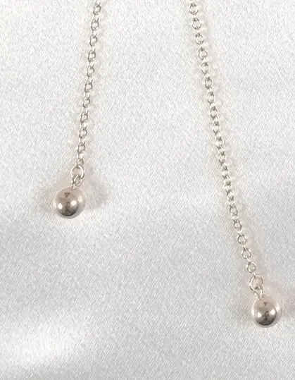 Fever - Silver Double Lace and Bow Dangling Waist Chain