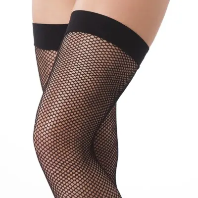 Fishnet Thigh-High Stockings