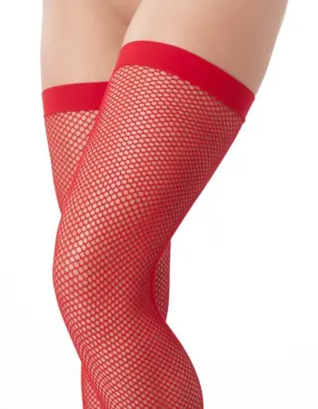 Fishnet Thigh-High Stockings