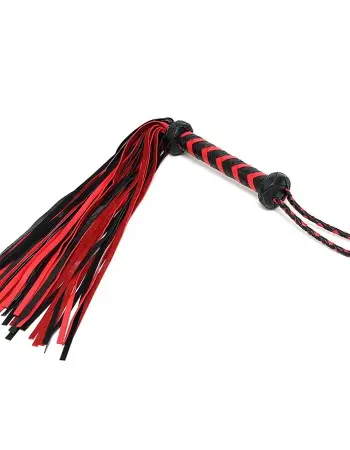 Flogger Whip With Braided Handle (50cm)